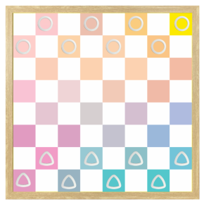 ON WALL CHECKERS